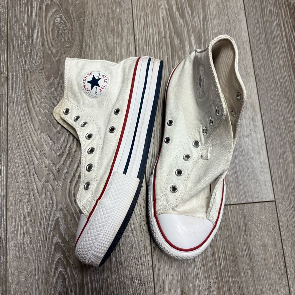 Converse White High-Top Sneakers